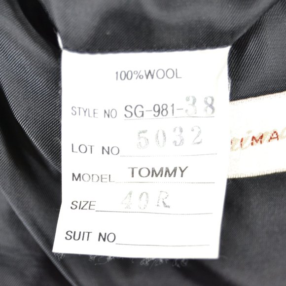 Moda Prima 40R Sport Coat Blazer Suit Jacket Gray - Picture 8 of 8